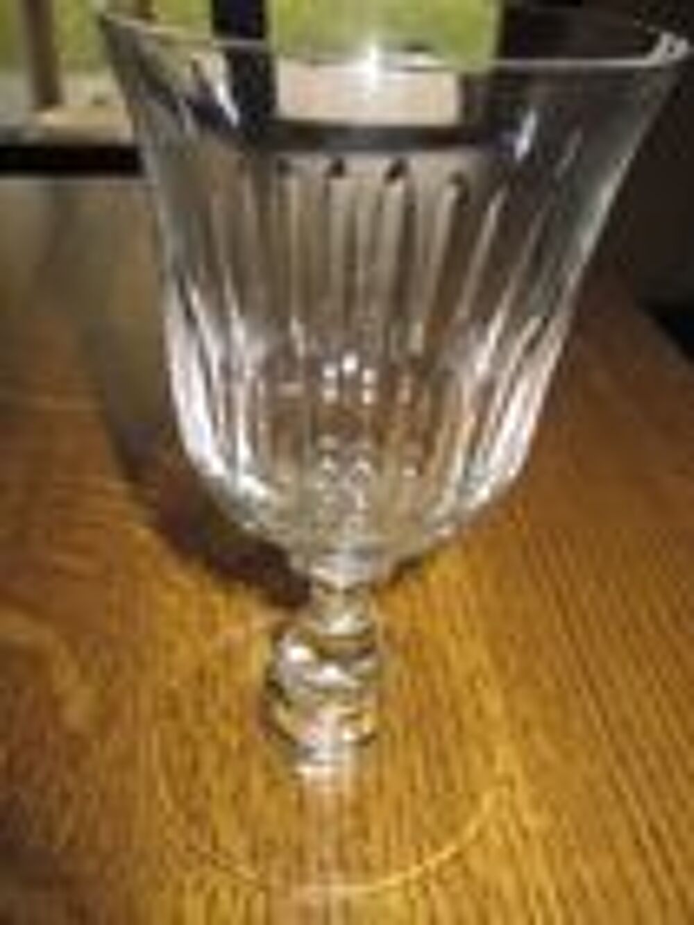 Verre en cristal &agrave; vin pas un coup Décoration
