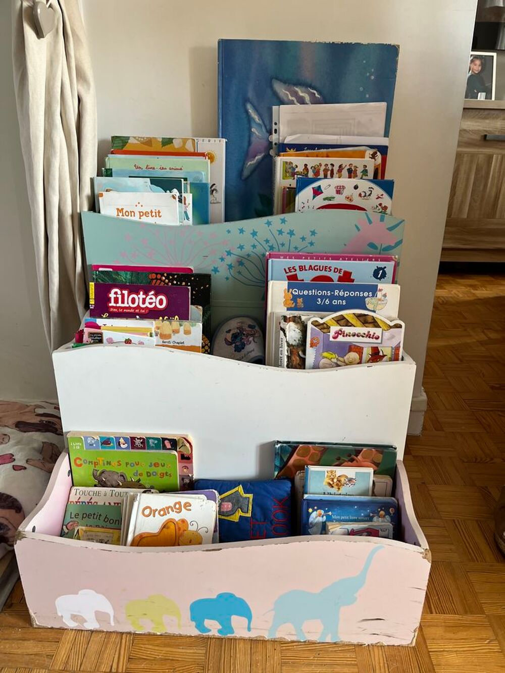 Biblioth&egrave;que enfants avec livres Mobilier enfants