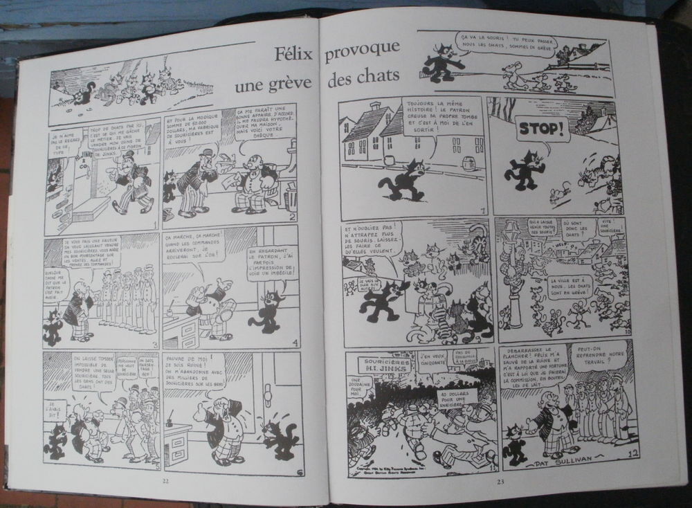 BD Pat SULLIVAN F&eacute;lix le chat 1923-1924 Livres et BD