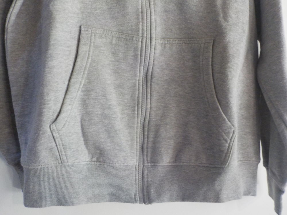 VESTE GRISE A CAPUCHE BRITISH EAGLE TAILLE L Vêtements