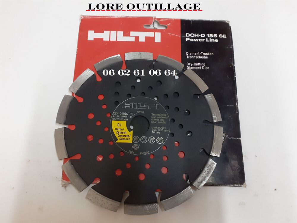 HILTI - Disque diamant 180 mm Bricolage