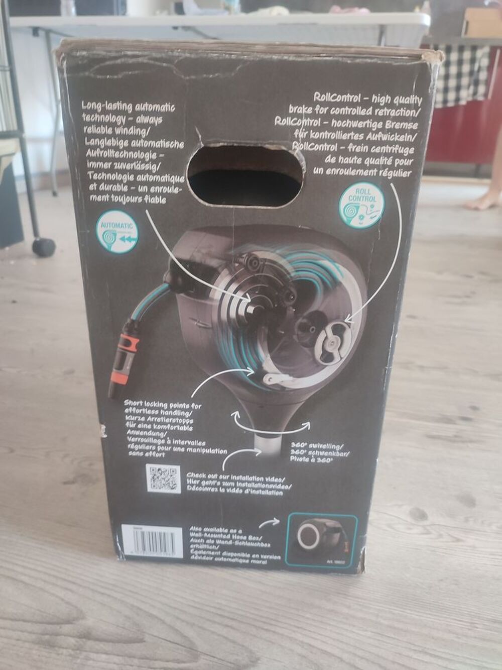 Tuyau d'arrosage d&eacute;vidoir sur pic Jardin