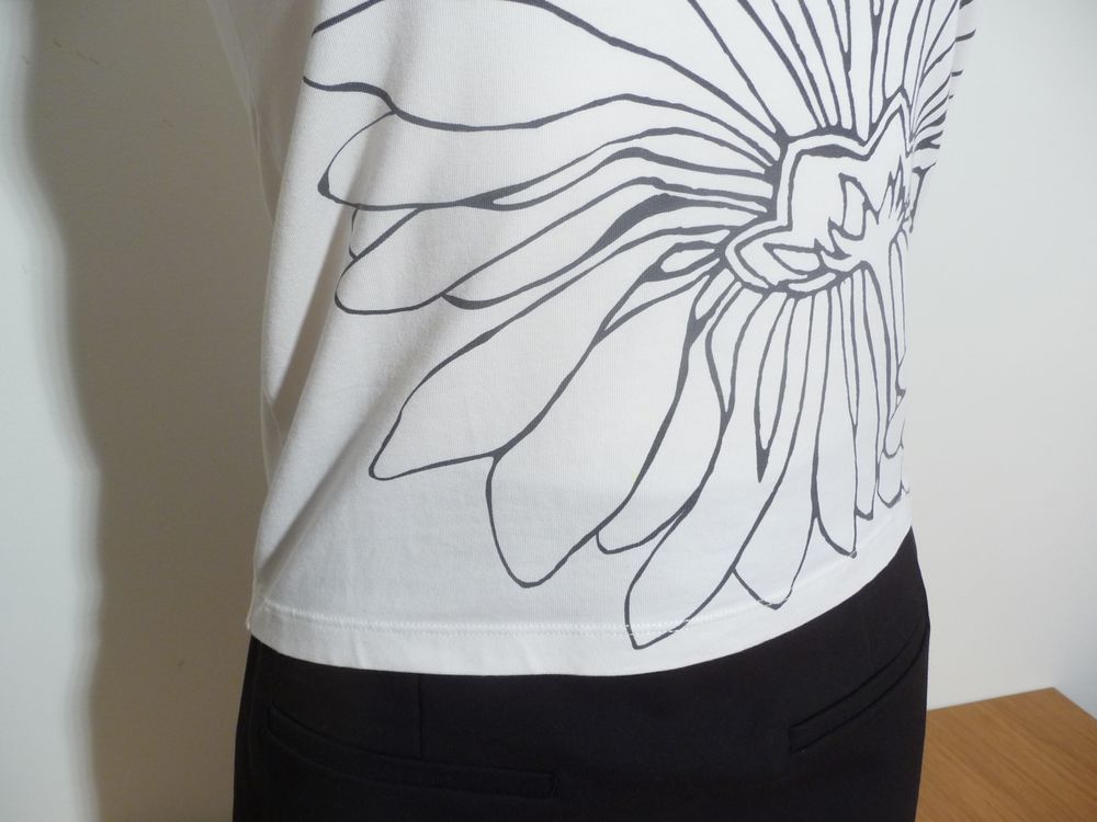 Double Top/ Pull Bleu Marine et Top Blanc- Cop Copine Vêtements