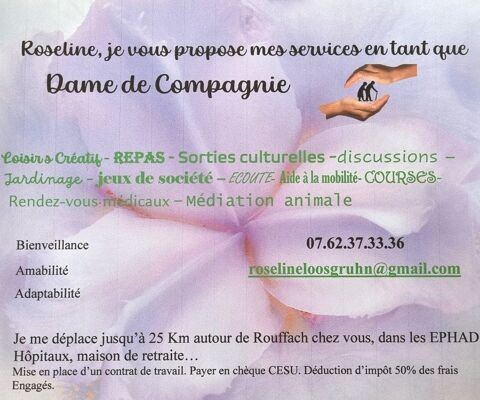 Accompagnement des personnes 0 68250 Rouffach