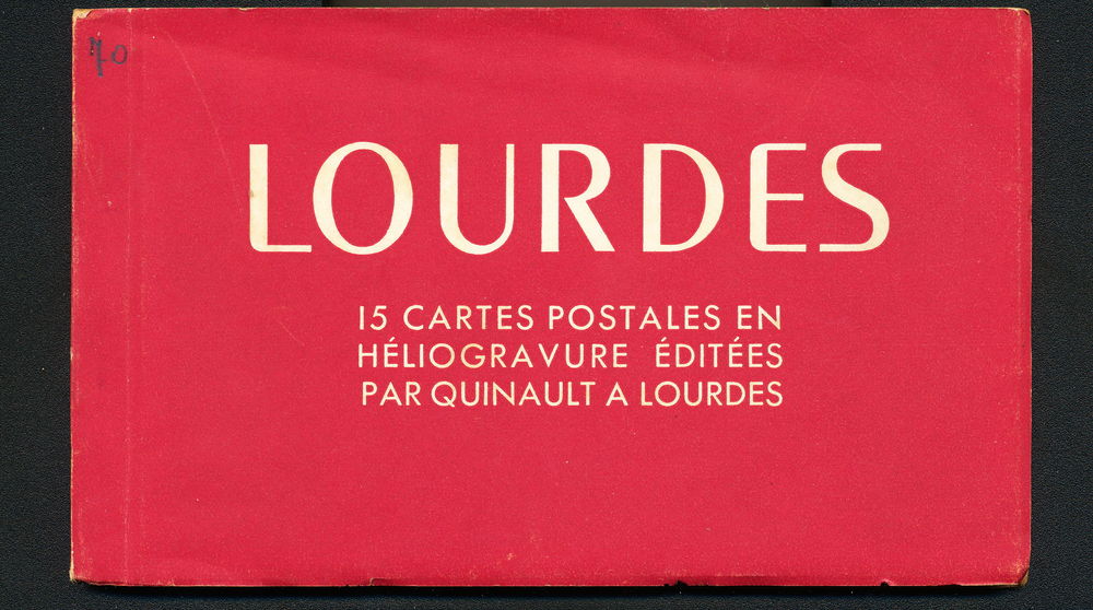 Carnet de 15 cartes postales anciennes LOURDES 