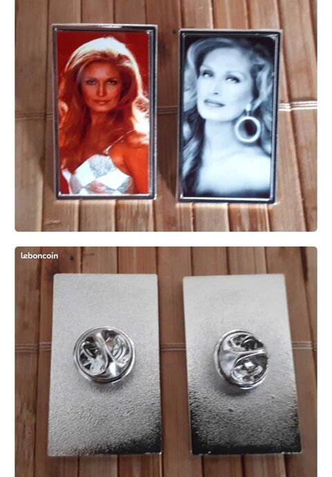 2 rares pin's Dalida 15 Villemomble (93)