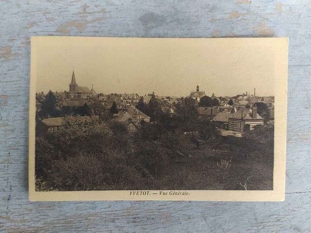 76. CPA YVETOT. Vue G&eacute;n&eacute;rale / Normandie 

