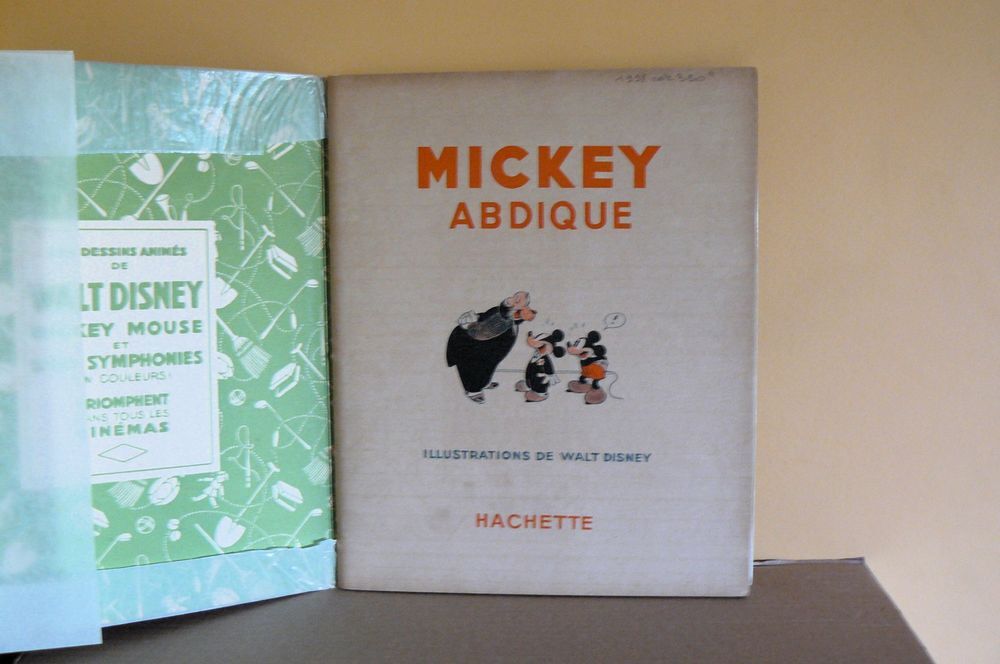 EO Mickey abdique - Gottfredson - Hachette - 1939 Livres et BD