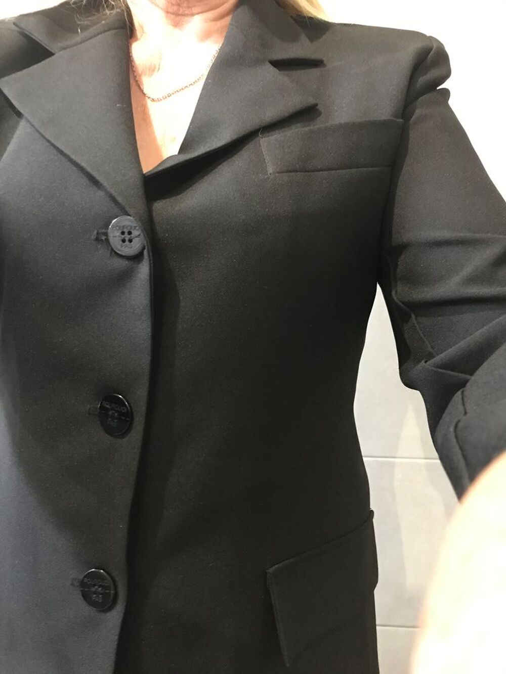 Veste longue noire 38 Vêtements