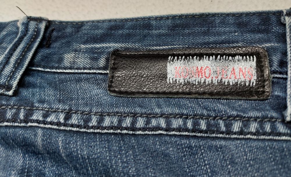 Kosmo One Jeans Homme Fantaisie Bleu Marine Taille 38 40 Vêtements
