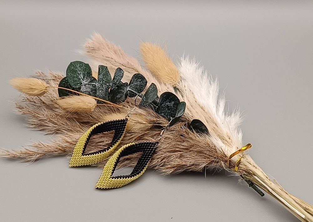 Boucles d'oreilles en perles Miyuki Bijoux et montres