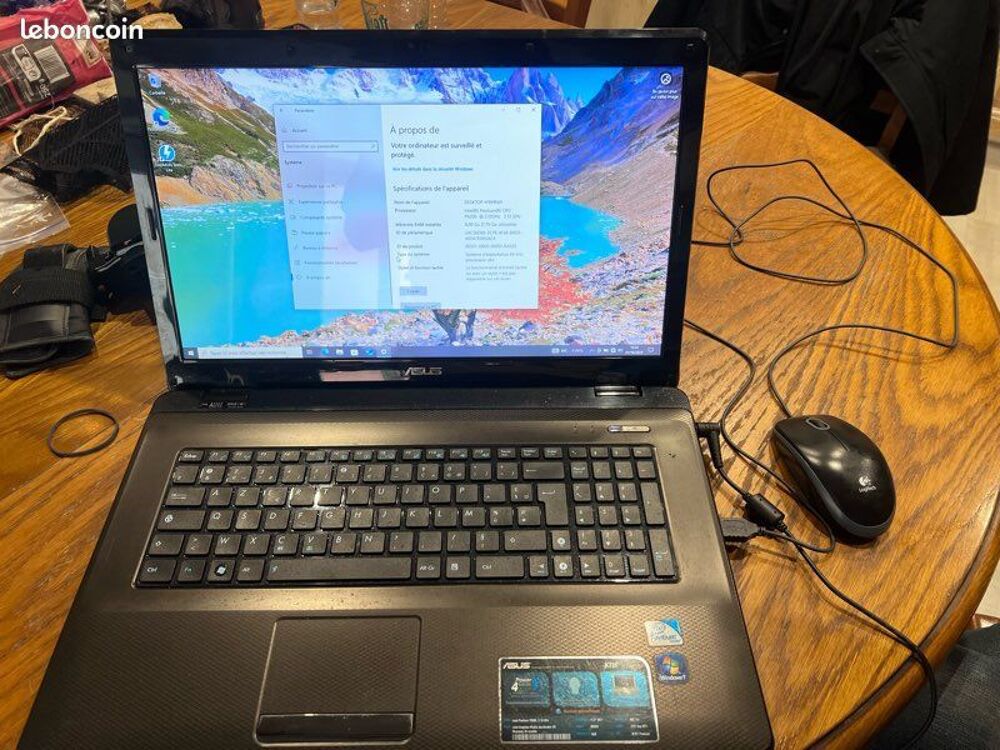 Portable Asus 17 pouces K72F Matériel informatique