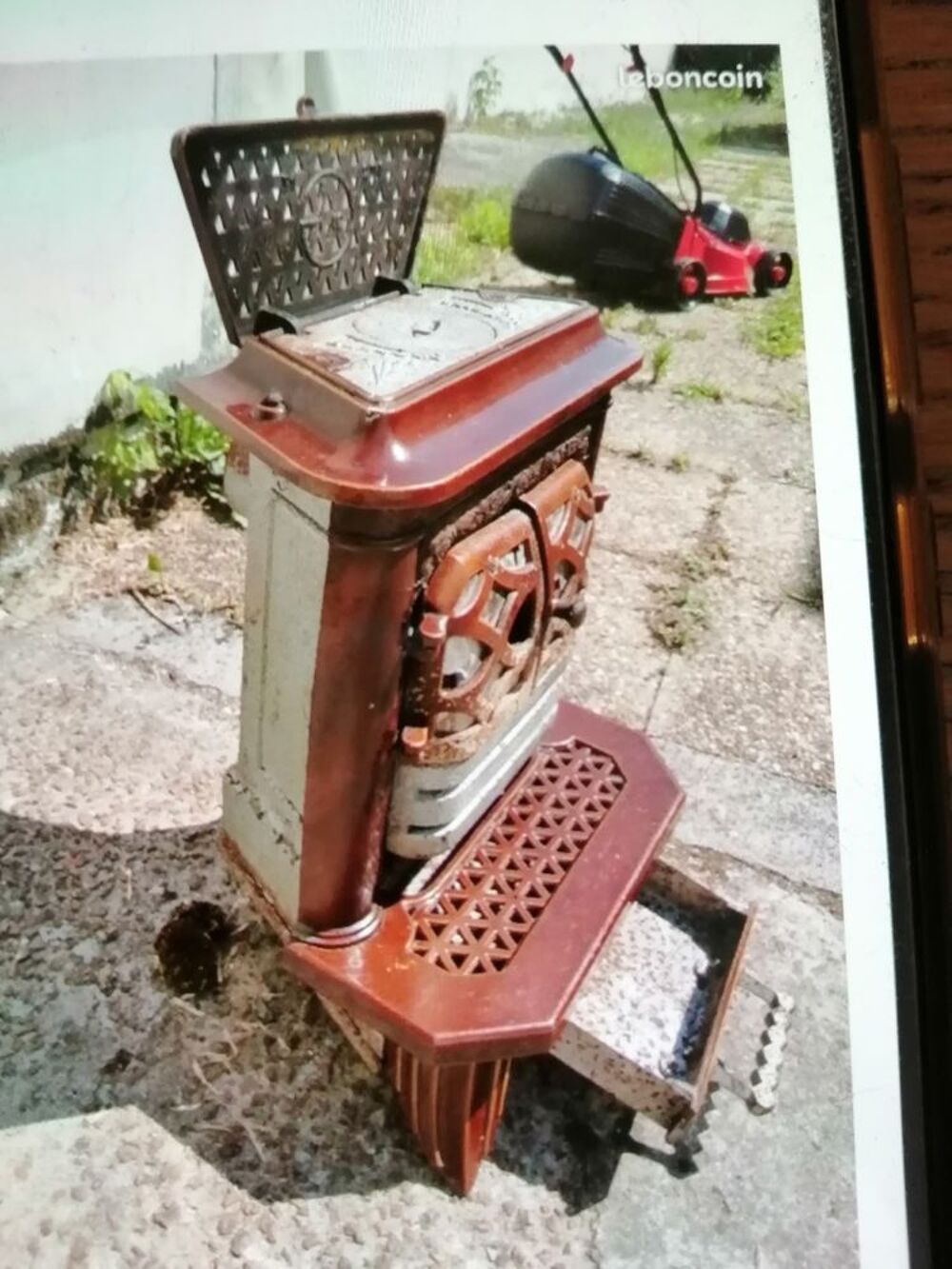 Po&ecirc;le &agrave; bois vintage Décoration