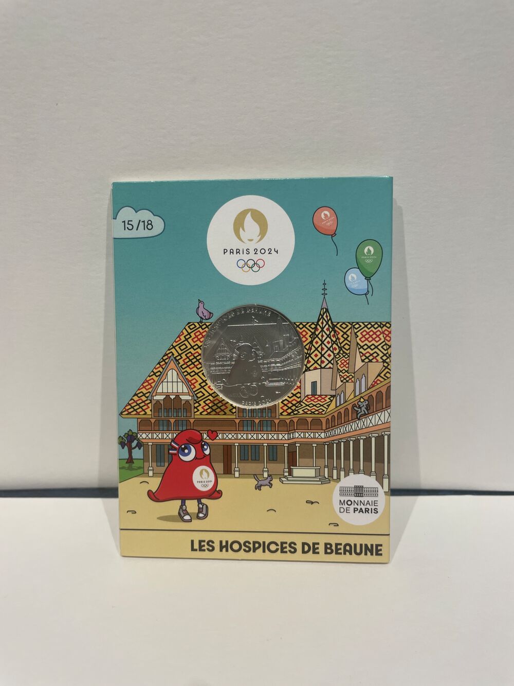 Collection JO 2024 10e Argent les Hospices de Beaune 15/18 