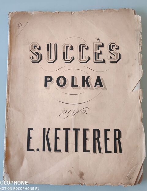 Partition piano: Succs polka E.Ketterer 10 Grand-Champ (56)