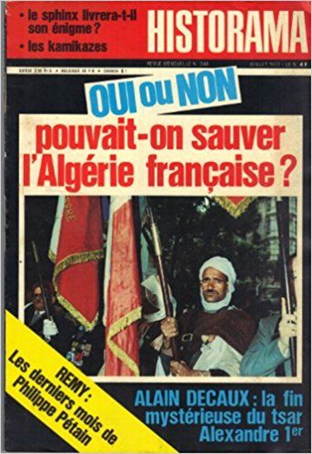 "&nbsp;Revue Historama&nbsp; Livres et BD