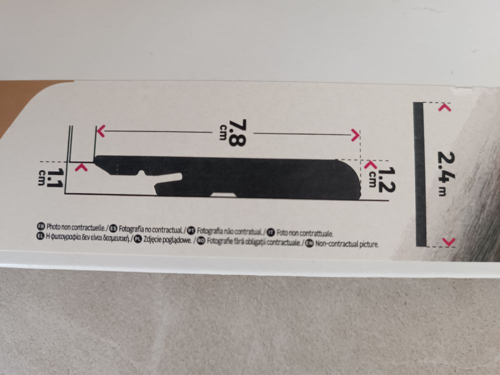 Pinthe Artens 2.4m *7.8cm*1.2cm Bricolage