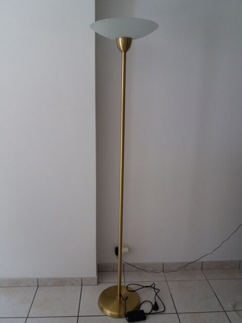 Lampadaire halogne mtal bross dor 40 Angers (49)