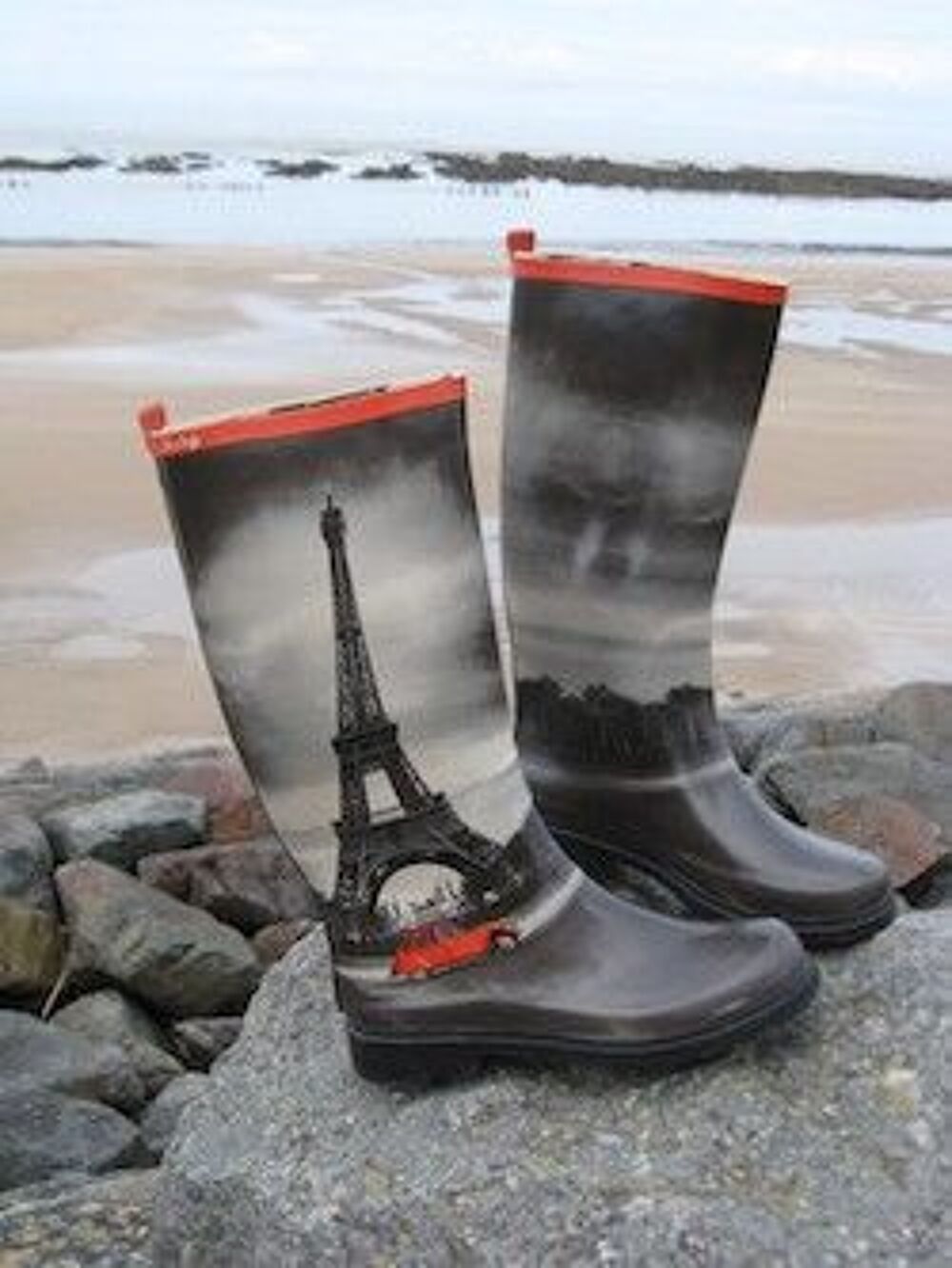 Superbe Bottes de pluie introuvable Chaussures