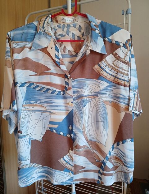 CHEMISIER (OU SUR-CHEMISE) MANCHES COURTES AGNES FLO 6 Nevers (58)