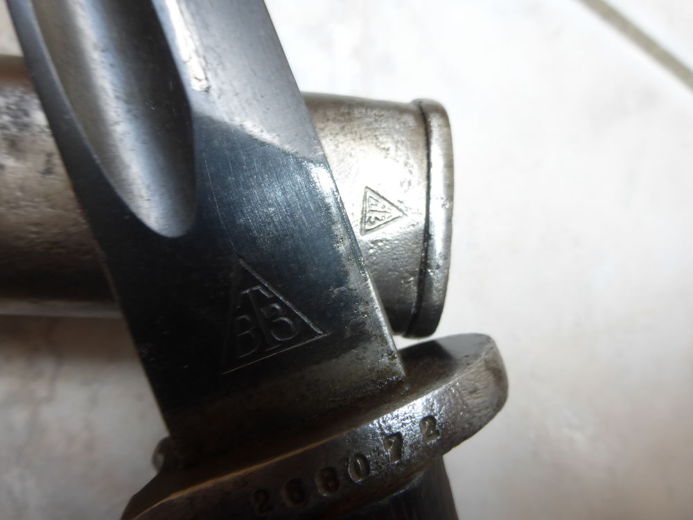 Baionnette Mauser Yougoslave BTZ M1924 ww2 