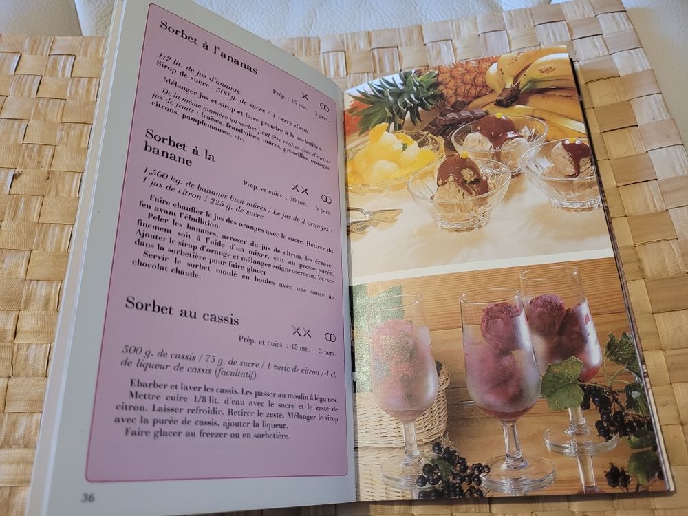 Livre Glaces, sorbets et desserts glac&eacute;s Livres et BD