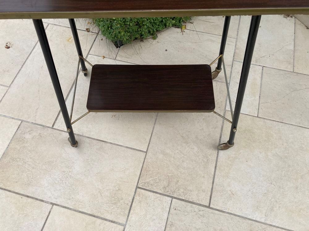 Table t&eacute;l&eacute; vintage &agrave; roulettes Meubles