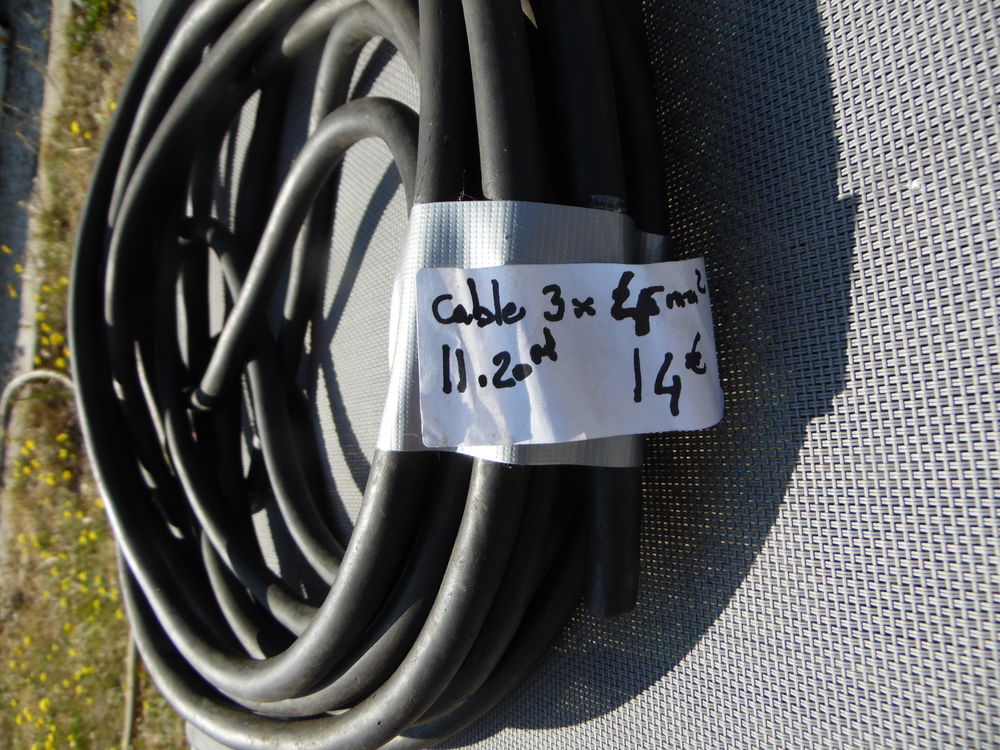 Cable &eacute;lectrique souple 11.20ml Bricolage