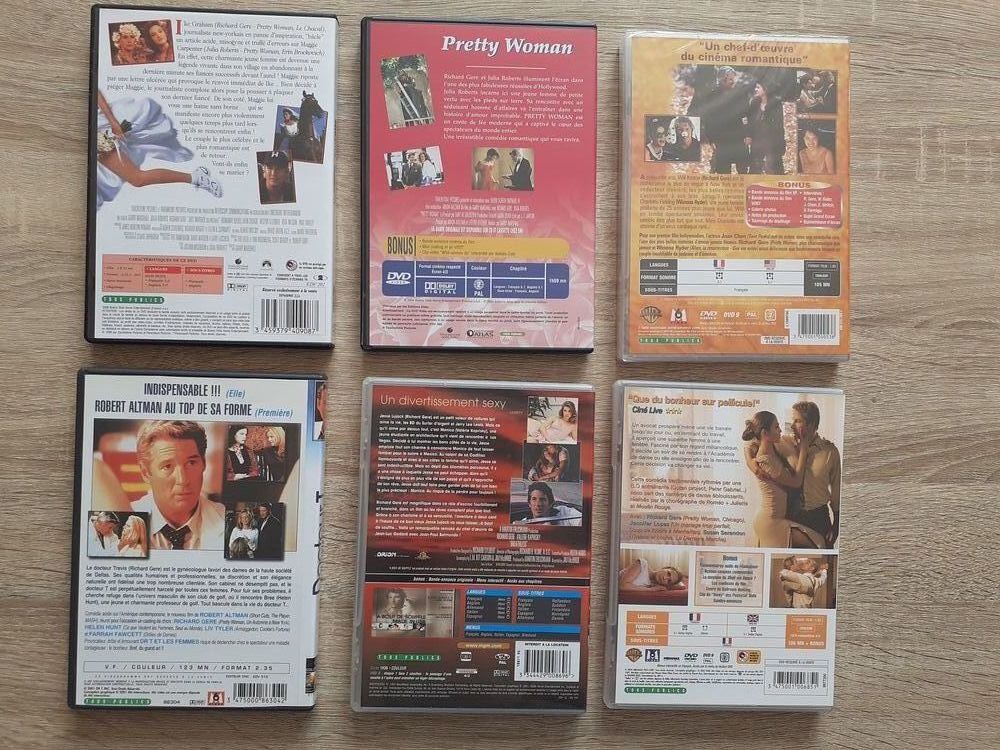 DVD RICHARD GERE . DVD et blu-ray