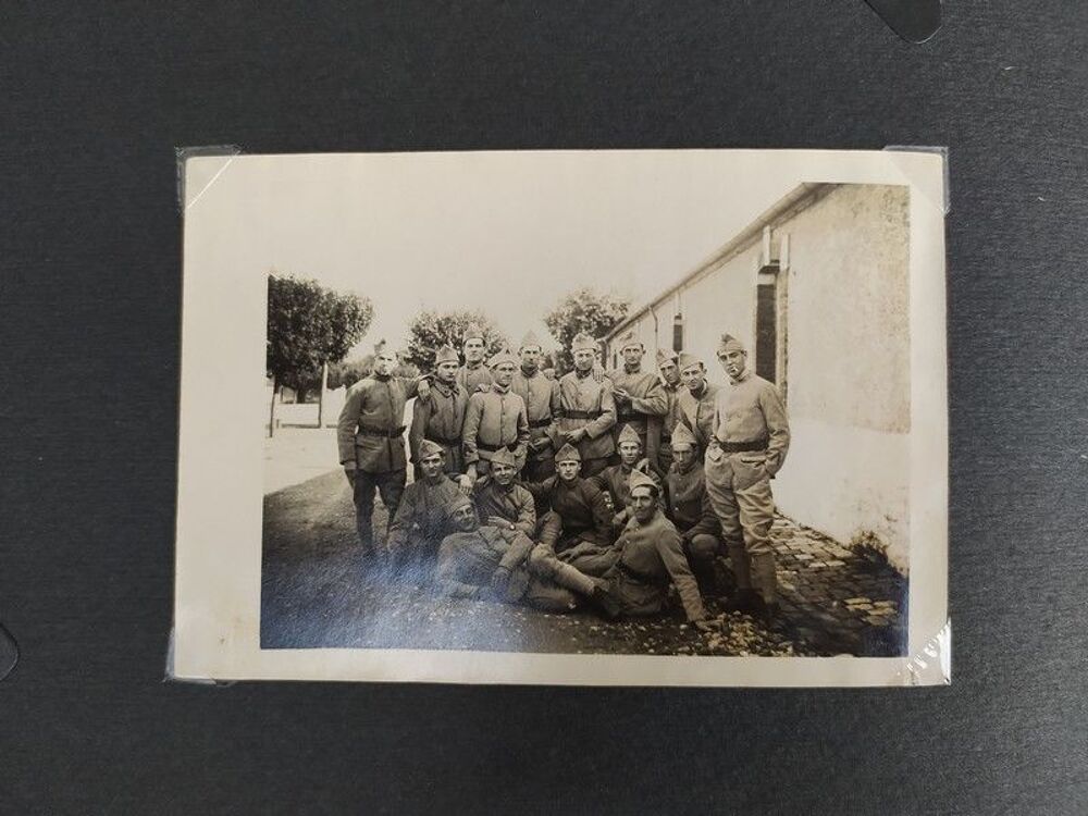 Album Photographie Poilu Artillerie Front Tranch&eacute;e 14-18 WW1 
