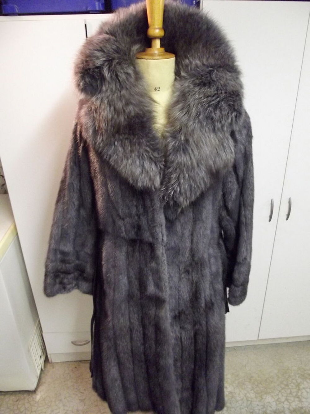 Manteau Vison Gris Paris Vêtements