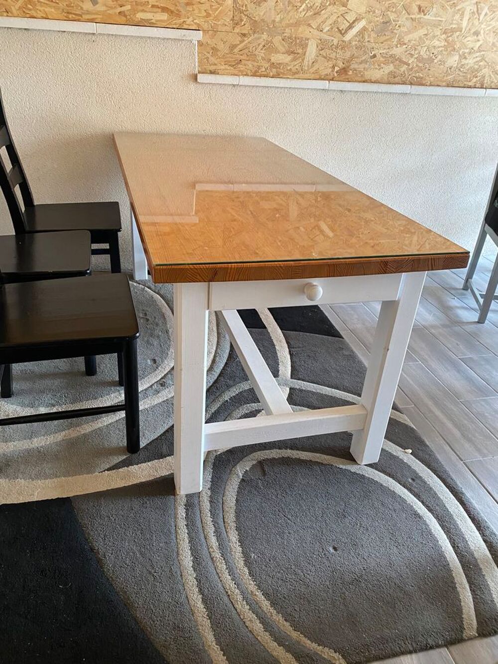 Table en pin salle &agrave; manger ou cuisine Meubles