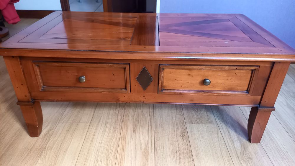 Table basse en merisier Meubles