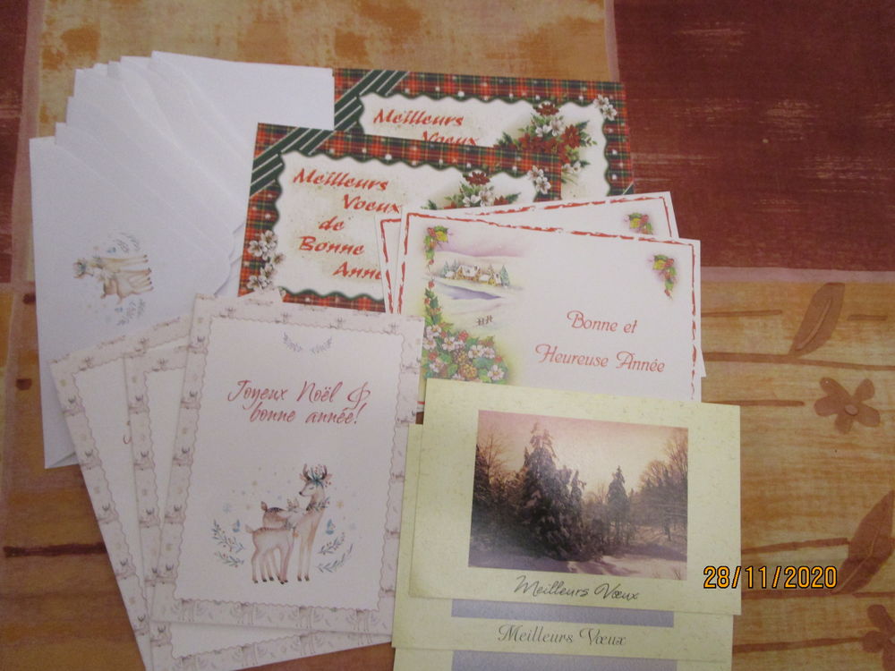 cartes postales neuves de Voeux Noel et Nouvel An 