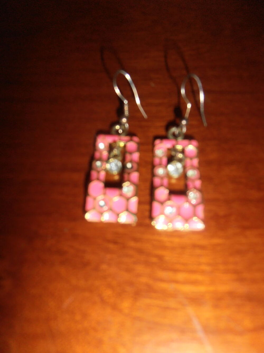 Boucles d'oreilles strass 5 (28b) Bijoux et montres