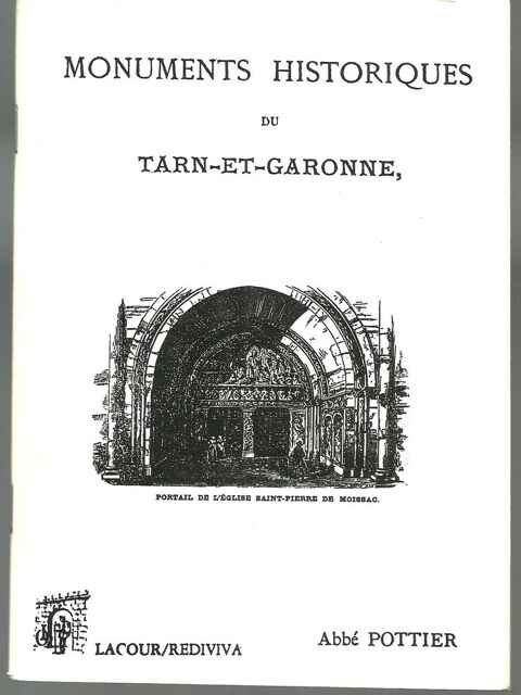 Abbé POTTIER Monuments historiques du Tarn et Garonne 8 Montauban (82)