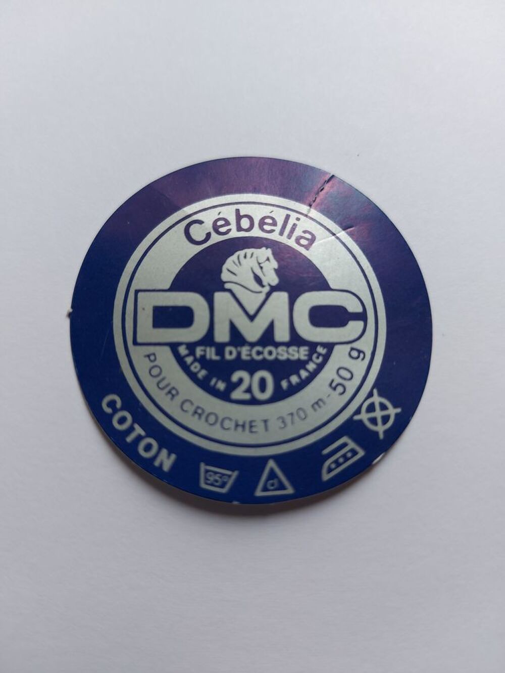 Pelotes de coton DMC "C&eacute;b&eacute;lia" N&deg;20 / &Eacute;CRU Décoration
