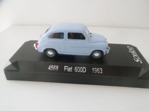 Fiat 600 d - 1963 - solido 1/43 - petite voiture miniature  15 Toulouse (31)