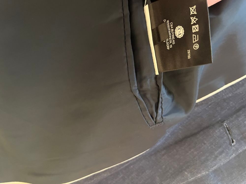 Jolie veste lin homme bleu marine Vêtements