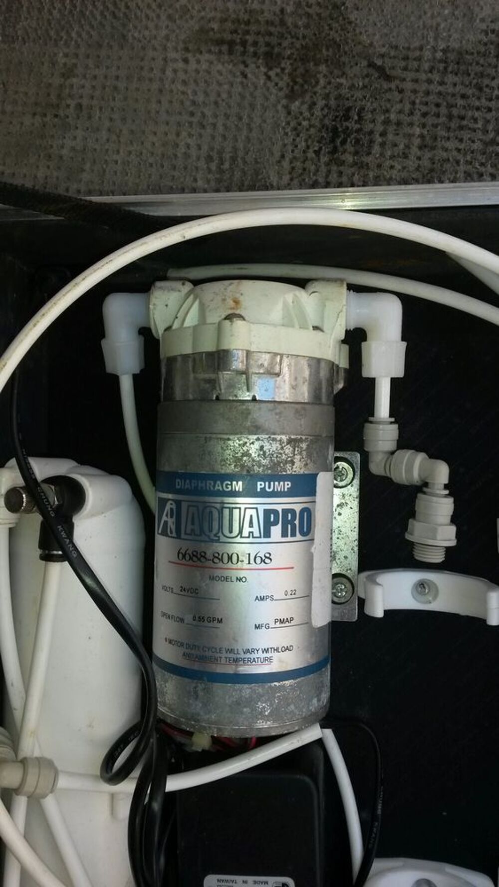 POMPE AQUAPRO pour osmoseur (trait. de l'eau, aquarium...) Bricolage