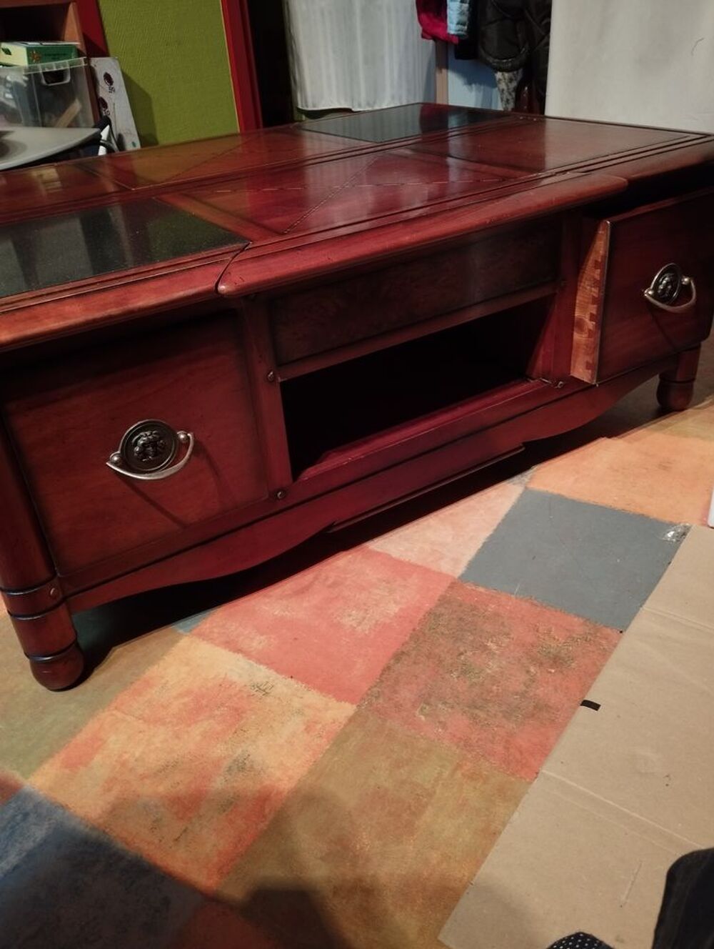 table basse bois massif Meubles