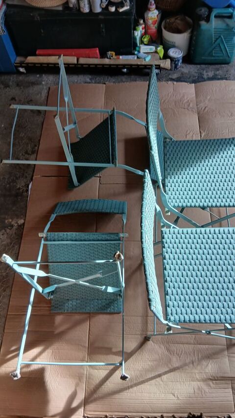 CHAISES DE SALON DE JARDIN PLIANTES 50 Panissières (42)