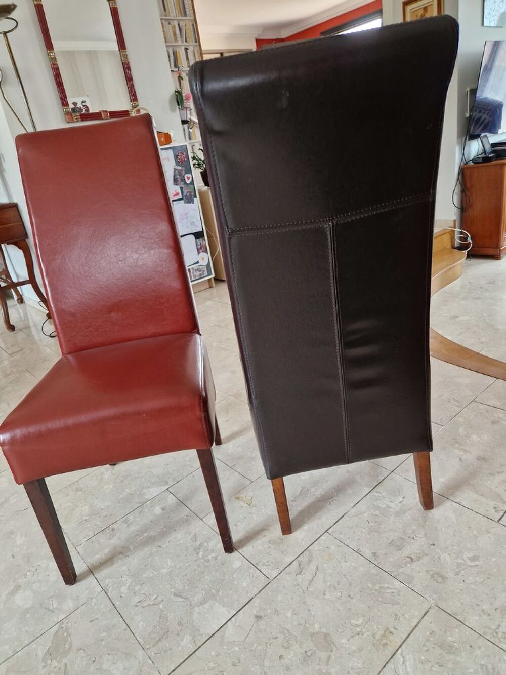 8 chaises de salle &agrave; manger Meubles