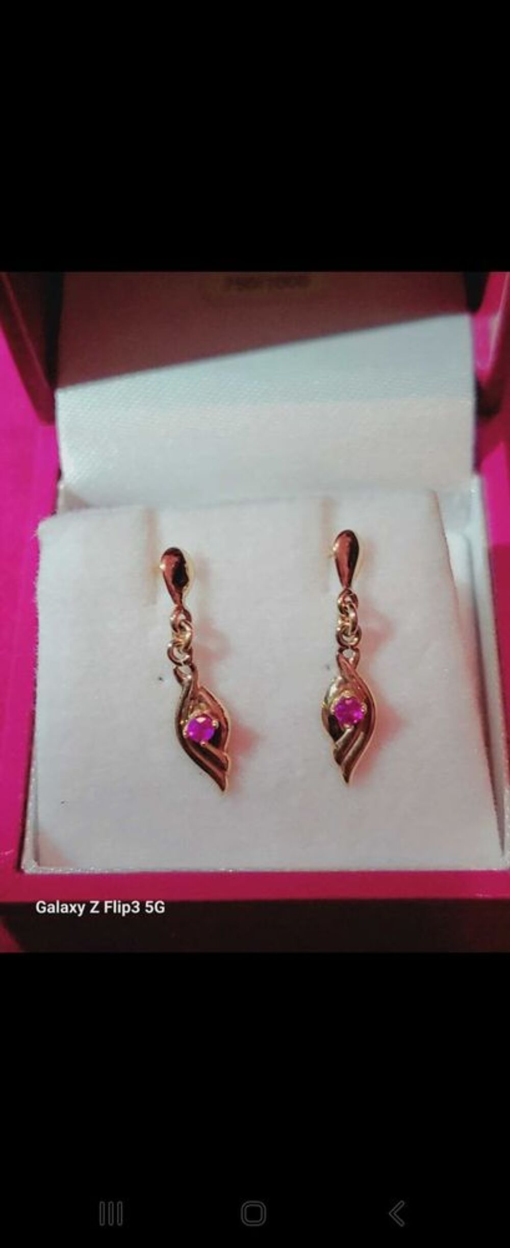 boucles d'oreilles or Bijoux et montres