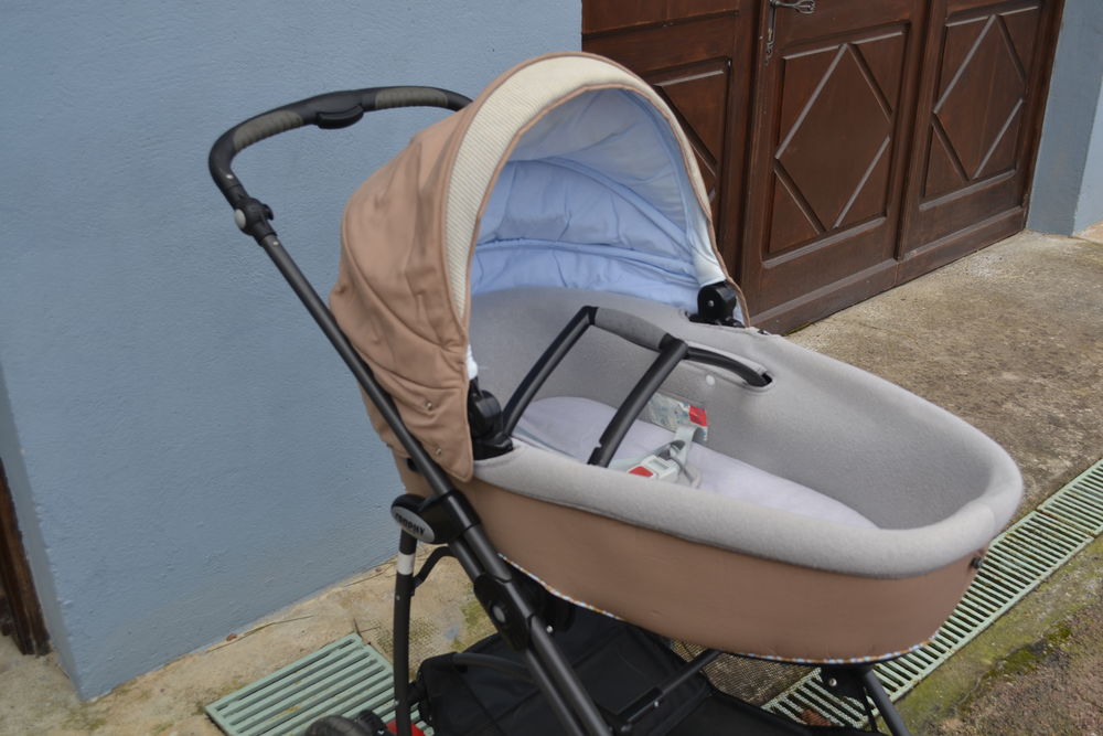 Ensemble trio poussette + coque + nacelle Trophy avenue B&eacute;b&eacute; Puériculture
