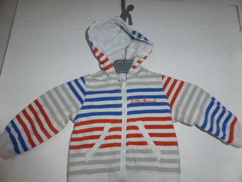 Little Marcel gilet coton capuche rayé 9 - 12 mois 5 Rueil-Malmaison (92)