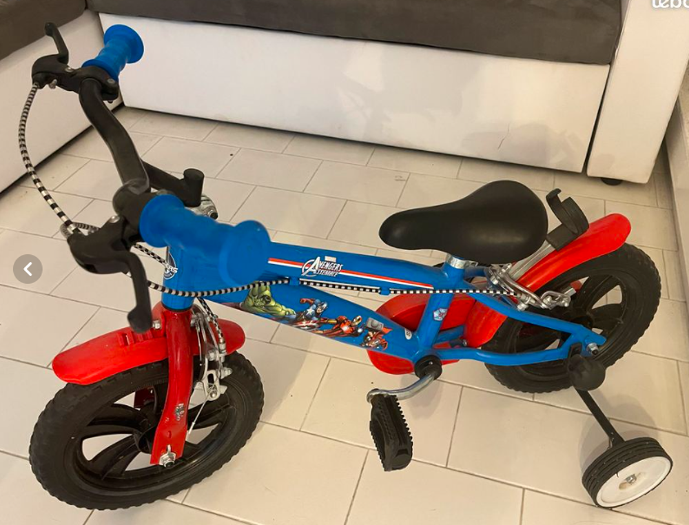 V&eacute;lo enfant Avengers Pu�riculture
