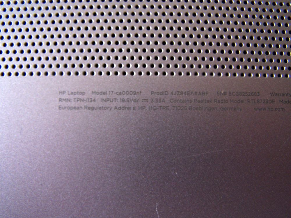 Ordinateur portable hp 17 pouces. Matériel informatique