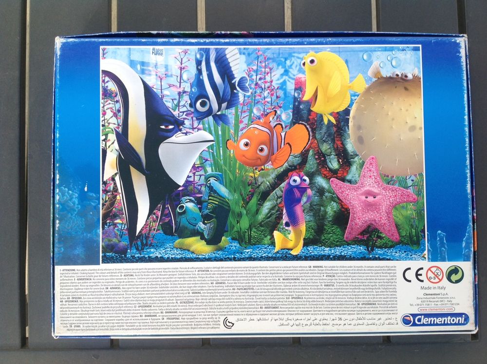 Puzzle double, 2x20 pi&egrave;ces, Clementoni - Pixar Finding Nemo Jeux / jouets