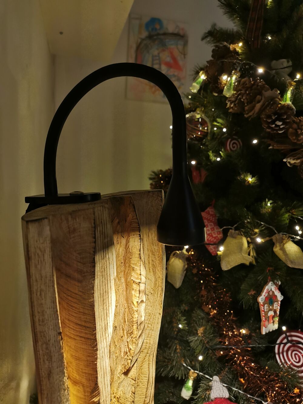 Lampe en bois Décoration